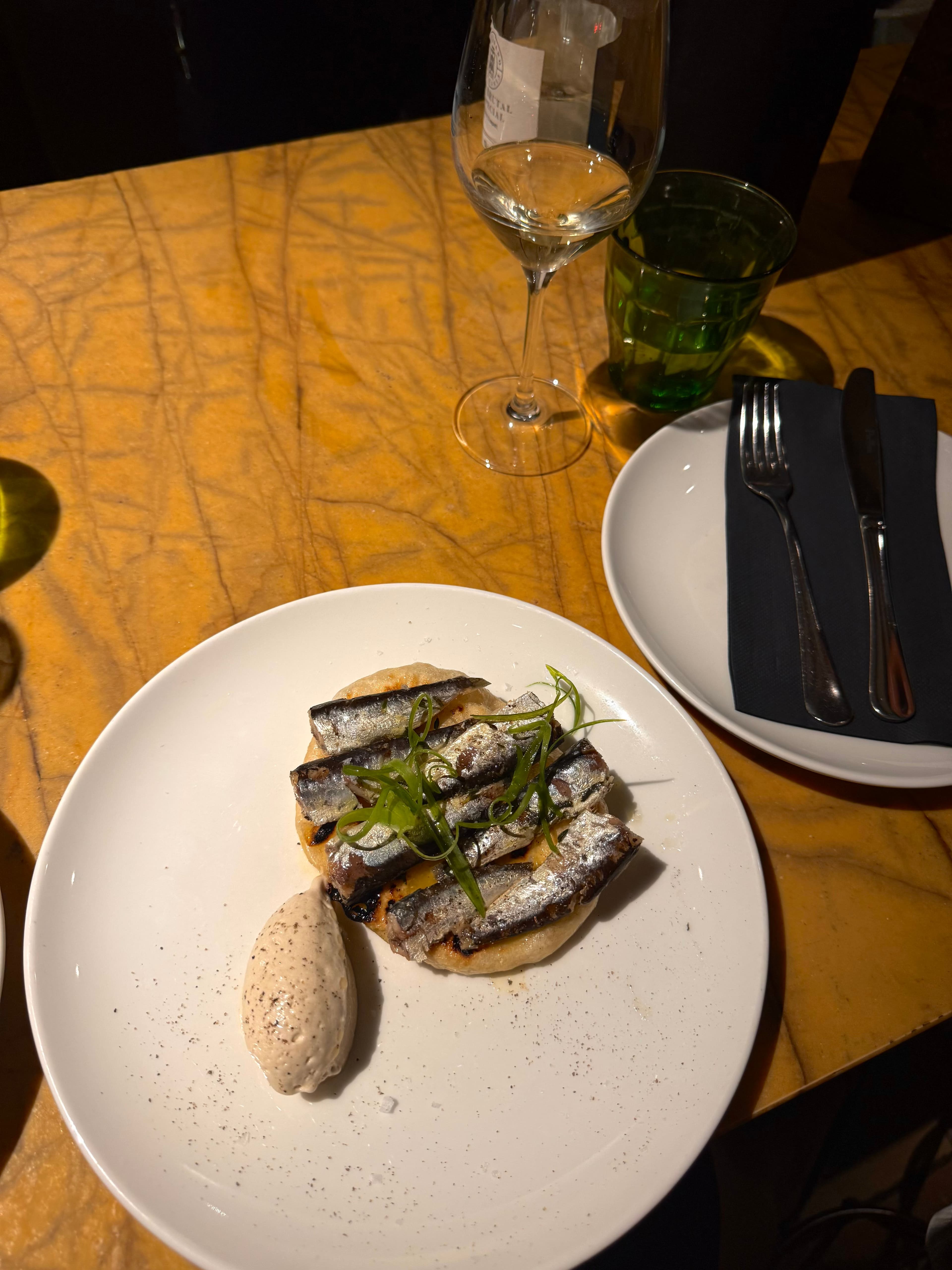 Restaurant table in Barcelona